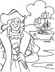 Columbus in dilemma what to do coloring page