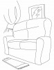 Couch coloring pages