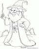 Wizard Coloring Page