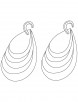 Diamond earring coloring pages