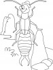 Earwig-the next supermodel coloring pages