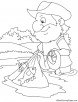 Fisher dwarf coloring page