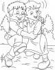 Friendship Day Coloring Page
