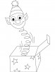 Jack in the box coloring pages
