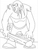 This giant really in a bad mood coloring pages