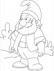 Gnomes lost his way, could you help him coloring pages