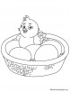 Hen coloring page 26