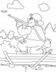Hunter Coloring Page