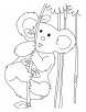 Koala full of energy coloring pages