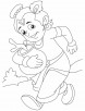 Krishna the sprinter coloring pages