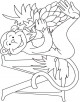 Alphabet A to Z coloring  page