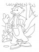 Sleek and smart mongoose coloring pages