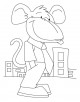Monkey Coloring Page