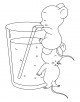 Mouse Coloring  Page