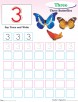 Numbers writing practice worksheet-3