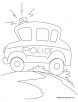 Long siren coloring page