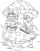 Reading Coloring Page