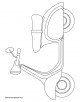 Scooter Coloring Page