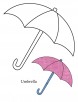 0 Level umbrella coloring page