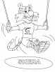 Shera Gymnastics Coloring Page