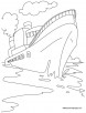 cruise ship coloring pages