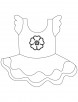 Short frock coloring pages