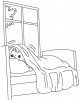 Sleeping Coloring Page