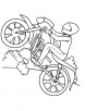 Sport bike coloring page