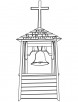 Steeple coloring page