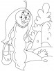 Tamarind on walk coloring pages