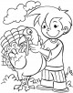 Thanksgiving Coloring Page
