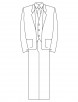 Three piece suit coloring pages