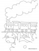 Train coloring page 3