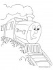 Train coloring page 6