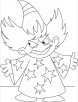 Funny troll coloring pages