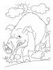 Anguish Wild Boar coloring pages