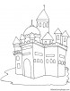 Wizard castle coloring page