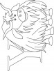 Y for yak coloring page for kids
