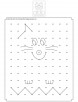 Join the dots to recreate the happy pussy cat