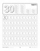 Number Writing Book 1-30