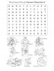Word Search Puzzle Cartoon Characters 2
