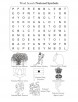 Word Search Puzzle National Symbols
