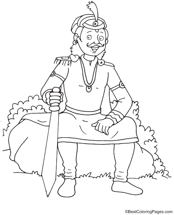 King of Kings coloring page