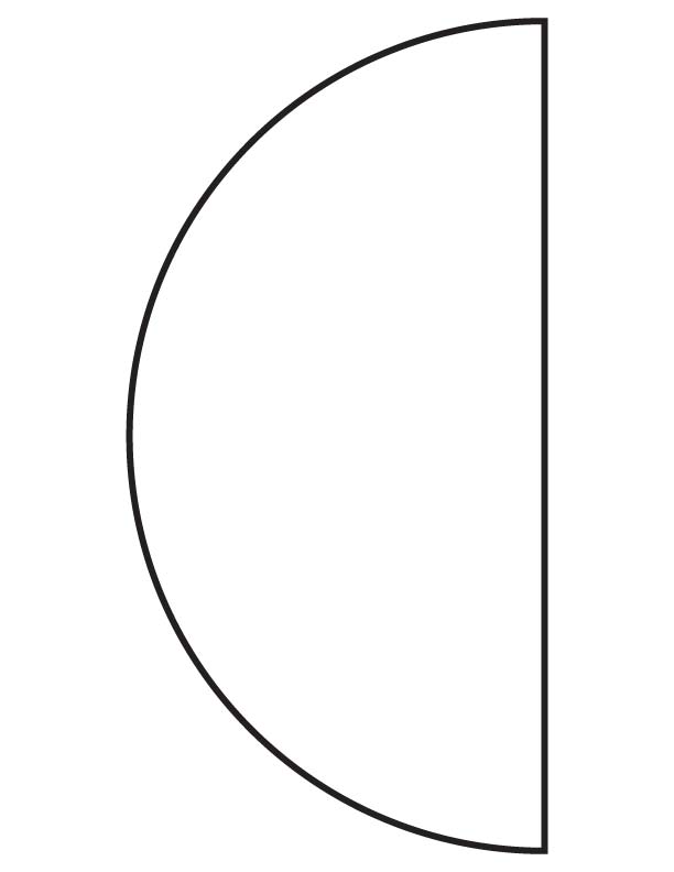 Semi Circle Coloring Page Download Free Semi Circle Coloring Page For