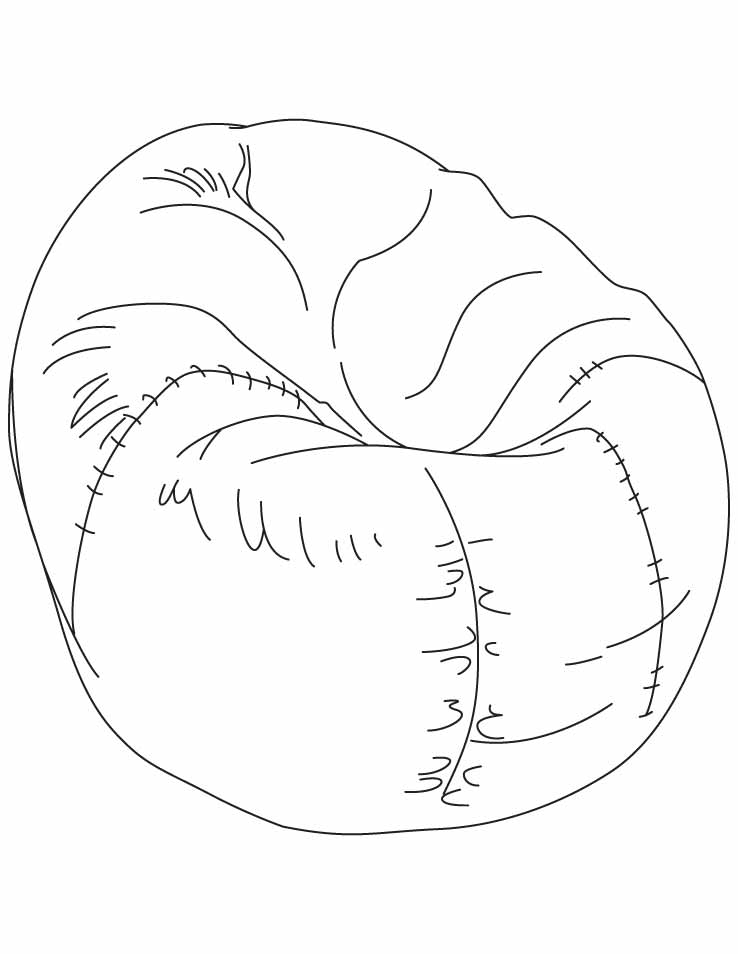 Bean bag coloring pages