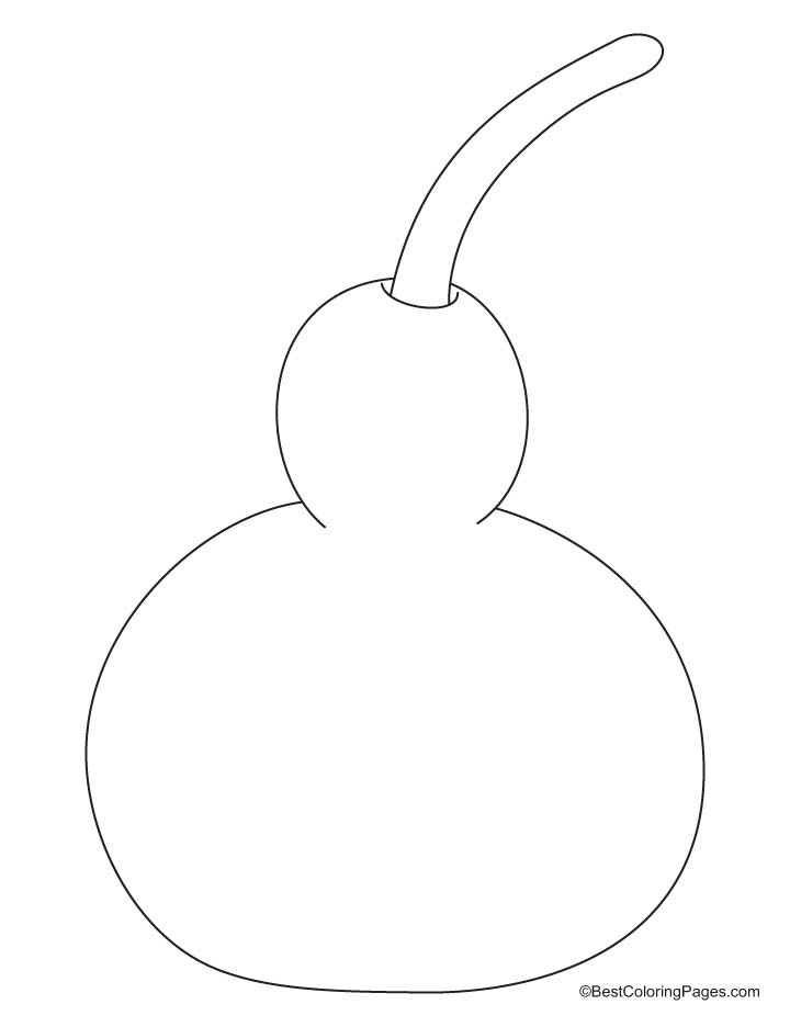 Calabash coloring pages