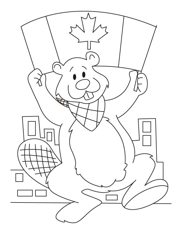 Free to speak without fear Happy Canada Day coloring pages