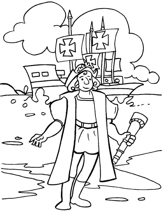 Christopher Columbus Day Coloring Page Download Free Christopher Christopher Columbus Day Coloring Page Download Free Christopher