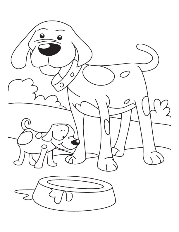 Puppy and dog coloring pages Download Free Puppy and dog