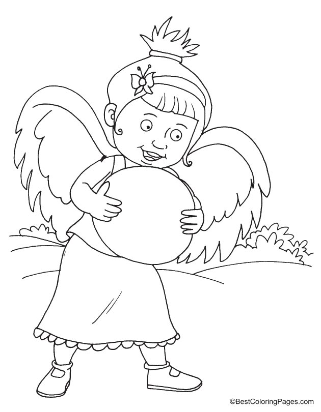 Fairy coloring page-24
